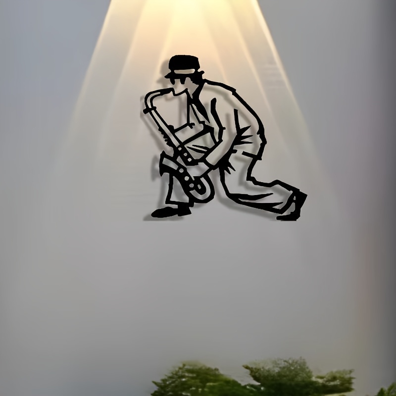 ブランドサックス金属製ウォールアート防錆鉄像壁画装飾オフィス - Interior Design Office のレビューと価格