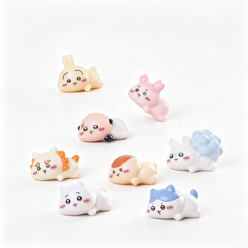 8個入りセット。かわいいチーカワのミニチュアセット。愛らしい - Interior Design Office のレビューと価格