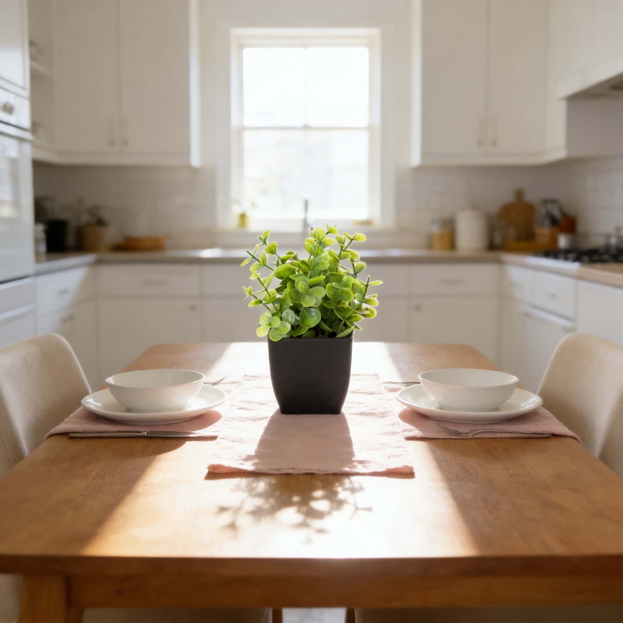 1個のリアルなミニユーカリ鉢植え、黒い鉢付き、人工観葉植物、 - Interior Design Office のレビューと価格