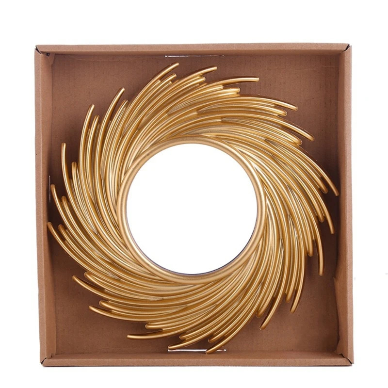 ラウンドラタン化粧鏡、革新的なアールデコ調、バスルームの壁ミ - Rattan Mirror Round のレビューと価格