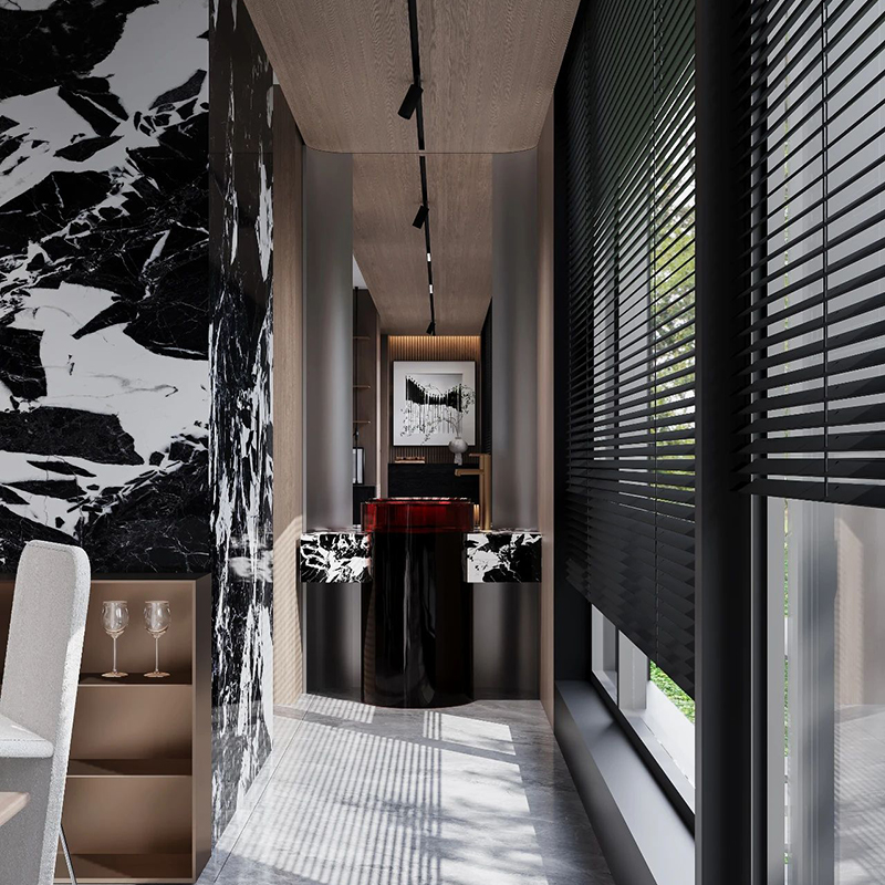 モダンな3Dレンダリングされたヴィラのインテリアデザイン、ア - Interior Design Build のレビューと価格