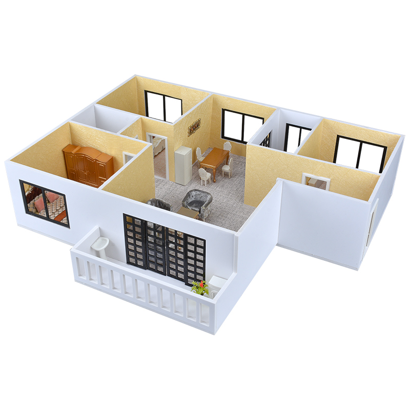 建築模型キット、家具付きのDIY住宅模型。砂場やジオラマ、イ - Interior Design Build のレビューと価格