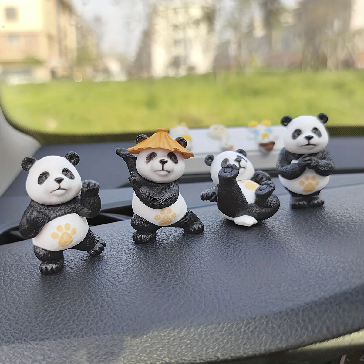 4 ピース/セットパンダデザイン車の装飾品車のセンターコンソ - Interior Design Office のレビューと価格