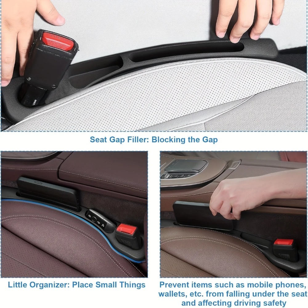 2個入り 車用シート隙間収納オーガナイザー、PU防水シート隙 - Interior Design Course のレビューと価格