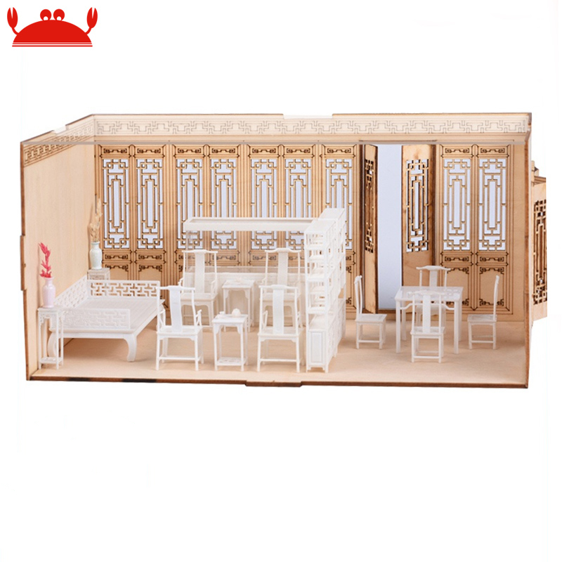 25ピース ドールハウス家具セット プラスチック製テーブル  - Interior Design Build のレビューと価格