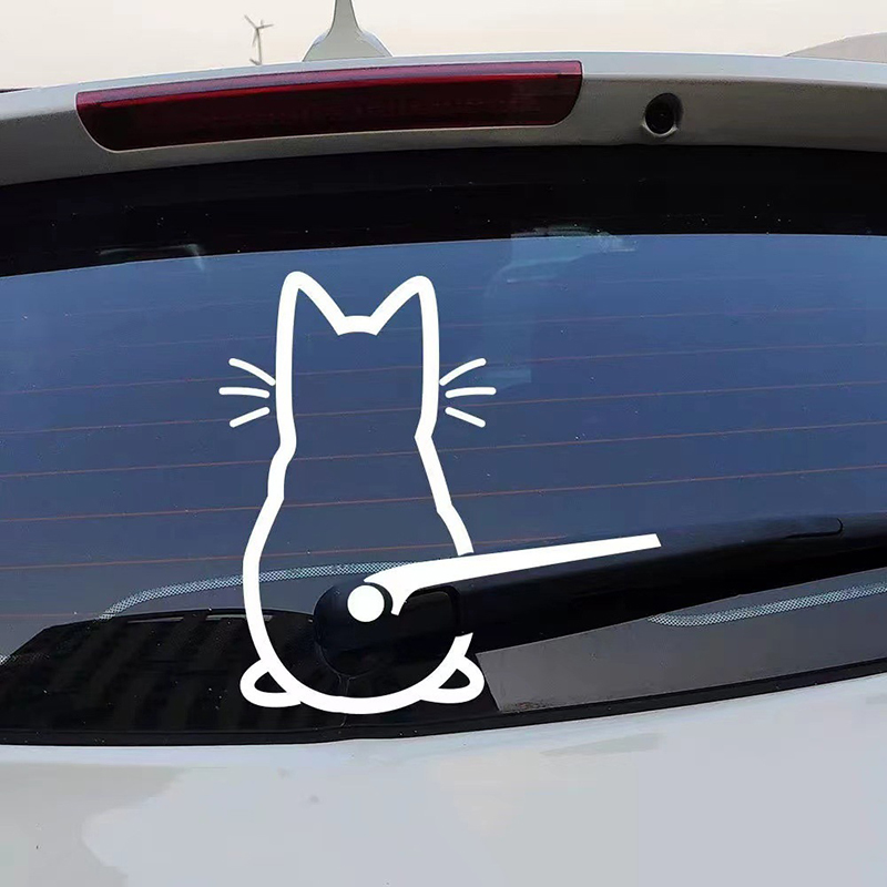 車内ステッカーアートデザイン楽しい猫車ステッカー窓後部ガラス - Interior Design Course のレビューと価格